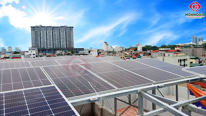Điện mặt trời hòa lưới 30kw cho hộ gia đình tại Quận Ba Đình, Hà Nội