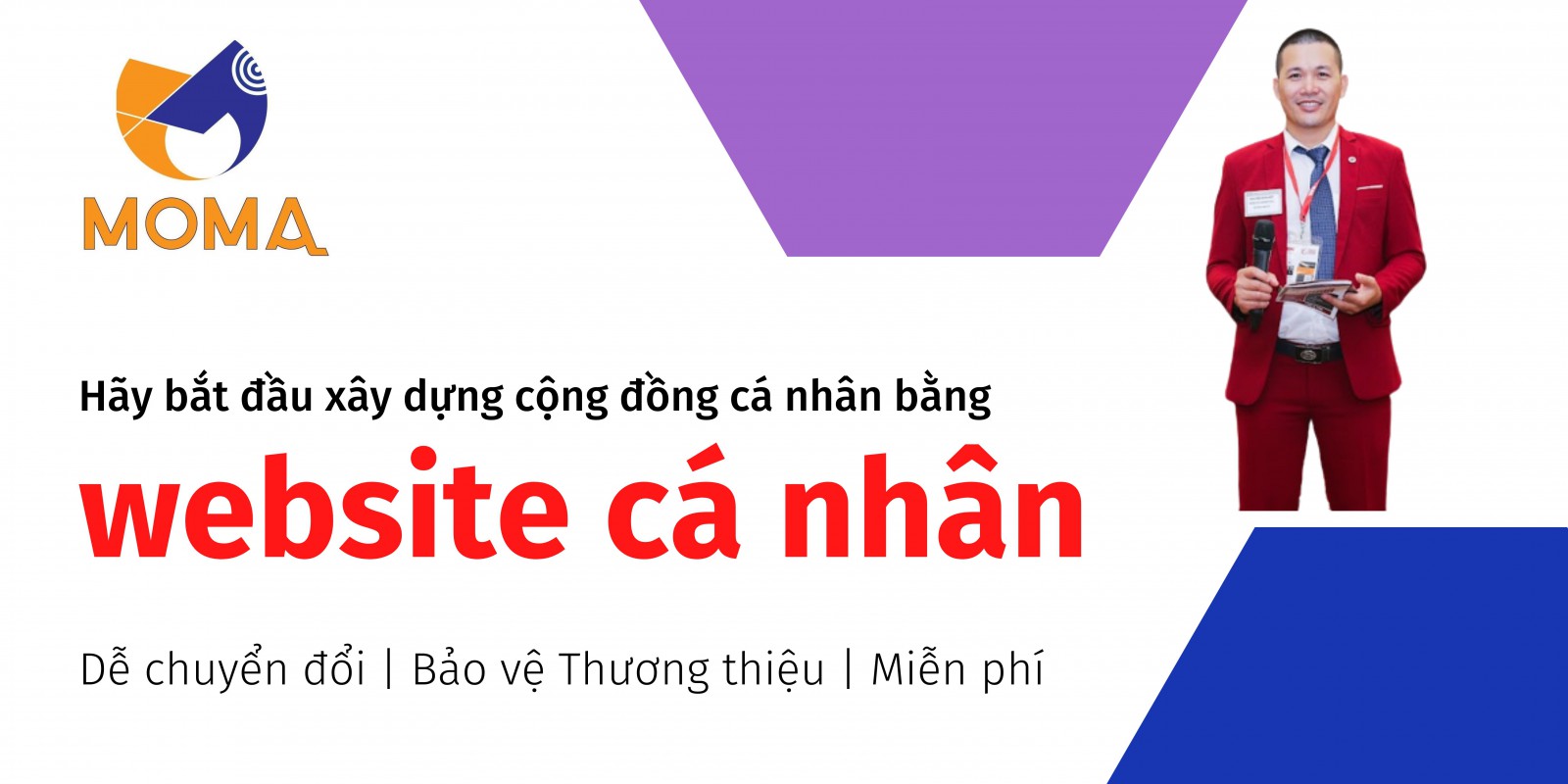 Dịch vụ thiết kế website cá nhân moma.vn