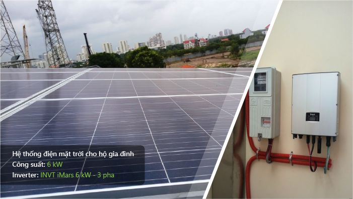 Lắp điện mặt trời hòa lưới tấm pin JinKo Solar 3,2kWp cho hộ gia đình tại Hải Phòng
