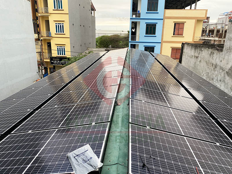 Lắp đặt hệ thống điện mặt trời cho mái nhà xưởng tại Bắc Ninh